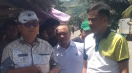 Bupati Gorut, Thoriq Modanggu meninjau langsung kondisi fasilitas di perbatasan Gorut dan Boltara