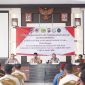 Bupati Boltara, Dr. Sirajudin Lasena bersama Wakapolres Boltara, Kepala Kejaksaan Negeri Boltara, Perwakilan Dandim 1303 Bolaang Mongondow. 