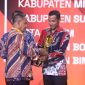 Wakil Bupati Boltara, Moh. Aditya Pontoh menerima penghargaan Innovative Government Award (IGA) pada kategori Daerah Perbatasan Terinovatif 2025, yang diserahkan langsung oleh Deputi I Badan Pengelolaan Perbatasan Daerah. 