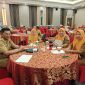 Kepala PKM Buko, Suhendra Radjaku beserta jajaran saat mengikuti Rakor FGD BLUD