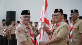 Prosesi Pelantikan MABICAB, KWARCAB, dan DKC Gerakan Pramuka Gorut