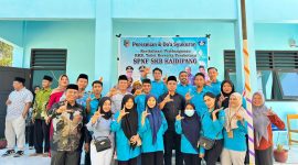 Bupati Boltara, Dr. Sirajudin Lasena bersama anggota DPRD Boltara dan tenaga pendidik dan tutor SPNF SKB Kaidipang