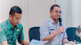 Bupati Boltara, Dr. Sirajudin Lasena bersama Wakil Bupati Boltara, Moh. Aditya Pontoh di Rakor Program Kegiatan Pemerintah Desa Tahun 2026