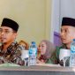 Bupati Boltara, Dr. Sirajudin Lasena dan Wakil Bupati Boltara, Moh. Aditya Pontoh di rapat kerja pemda bersama pemerintah kecamatan sangkub dan desa se-kecamatan sangkub