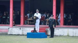 Bupati Kabupaten Kepulauan Sangihe, Michael Thungari, bertindak sebagai Inspektur Upacara (Irup) dalam rangka memperingati Hari Ulang Tahun (HUT) Daerah Kabupaten Kepulauan Sangihe ke-601. Upacara tersebut digelar khidmat di Lapangan Gesit Tahuna