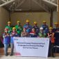 Fuel Terminal Manager Tahuna Jan Ichrem Pasambo bersama Kasi Propam Polres Kepulauan Sangihe IPDA Jefri Mandagi, S.H.
serta Head of Operation PT. Elnusa Tahuna Dikkar Gultom