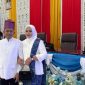 Anggota DPRD Kabupaten Kepulauan Sangihe, Jais Salale Bersama Istri dirapat paripurna istimewa dalam rangka memperingati Hari Ulang Tahun (HUT) Kabupaten Kepulauan Sangihe ke-601. 