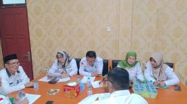 Kakan Kemenag Sangihe, H. Kusnadi bersama jajaran