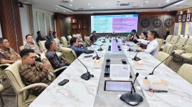 Bupati Kabupaten Kepulauan Sangihe, Michael Thungari dan jajaran Forkopimda melangsungkan audiens dengan KKP RI guna mempercepat pembangunan sektor perikanan di wilayah perbatasan melalui usulan program Kampung Nelayan Merah Putih di Kabupaten Kepulauan Sangihe