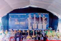 Prosesi adat Mopohabaru/Mopotau dalam rangka menyambut Hari Raya Idul Fitri 1447 H di kediaman Bupati Boltara