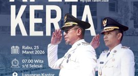 Foto istimewa apel kerja Pemerintah Kabupaten Bolaang Mongondow Utara