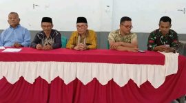 Sekretaris PBHI tabukan Utara Bersama dengan Ketua MUI Sangihe Kemenag Sangihe Polsek dan Koramil tabut