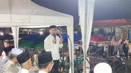 Sekda Boltara, Jusnan C. Mokoginta membuka secara resmi Gebyar Pasar Senggol Boroko