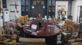 Asisten Bidang Perekonomian dan Pembangunan, Hi. Abdul Mutoh Daeng Mulisa, bersama jajaran mengikuti Rakor pengendalian Inflasi dan kesiapsiagaan menghadapi Idul Fitri 1447 H