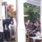 Bupati Kabupaten Kepulauan Sangihe, Michael Thungari Memberikan Sambutan Dukacita ynag mendalam di ibadah pemakaman Mendiang Drs. Hironimus Rompas Makagansa