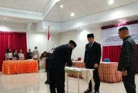 Bupati Kabupaten Kepulauan Sangihe Michael Thungari Lantik Pejabat Baru dilingkungan Pemkab Sangihe