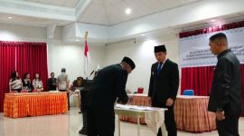 Bupati Kabupaten Kepulauan Sangihe Michael Thungari Lantik Pejabat Baru dilingkungan Pemkab Sangihe