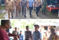 Bupati Kabupaten Kepulauan Sangihe Michael Thungari di Dampingi Danlanal Tahuna dan Kapolres Melakukan Operasi Pasar Petta