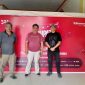 Kepala Dinas Kominfo Ronald Lumiu Melakukan Koordinasi Dengan Pihak Telkomsel Tahuna
