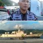 Komandan KRI Nala-363 Letkol Laut (P) Yan Ahmady Serimbing dan KRI Nala-363 Sandar di Pelabuhan Tahuna