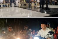Bupati Kabupaten Kepulauan Sangihe Michael Thungari Melepas Secara Resmi Rombongan Pawai Takbiran Sekaligus Ikut Serta Dalam Rombongan Pawai