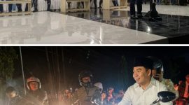 Bupati Kabupaten Kepulauan Sangihe Michael Thungari Melepas Secara Resmi Rombongan Pawai Takbiran Sekaligus Ikut Serta Dalam Rombongan Pawai