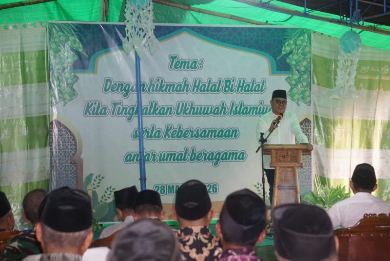 Wakil Bupati Kabupaten Kepulauan Sangihe Tendris Bulahari Saat Memberikan Sambutan
