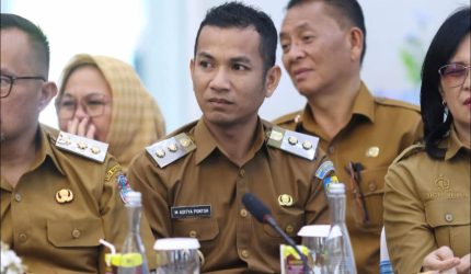 Wakil Bupati Bolaang Mongondow Utara (Boltara), Moh Aditya Pontoh, S.IP., menghadiri kegiatan Komunikasi Eksekutif Pengawasan yang diselenggarakan oleh Badan Pengawasan Keuangan dan Pembangunan pada pemerintah daerah se-Provinsi Sulawesi Utara. Kegiatan tersebut berlangsung di Wisma Negara Gubernuran Bumi Beringin