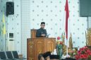 Bupati Boltara, Dr. Sirajudin Lasena saat menyampaikan sambutan pada rapat paripurna Penyampaian Rekomendasi DPRD terhadap Laporan Keterangan Pertanggungjawaban (LKPJ) Bupati Tahun Anggaran 2025