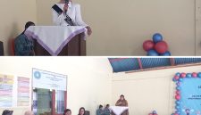 Ketua TP-PKK Kecamatan Tabukan Utara Ny. Gr. Dahlia Nikiulu Soleman dan Kepala Bidang Paud Dinas Pendidikan Kabupaten Kepulauan Sangihe, Sulastri kaudis 