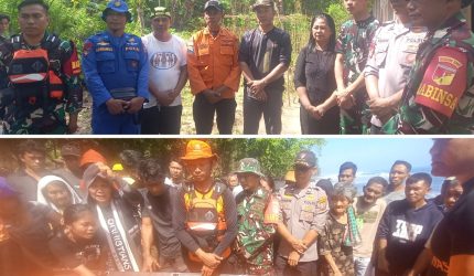 Tim SAR Gabungan akhirnya berhasil menemukan korban kecelakaan laut di perairan Pantai Gihang, Kampung Mala Lind IV, Kecamatan Tabukan Utara, Kabupaten Kepulauan Sangihe