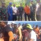 Sekretaris Komisi II DPRD Sangihe, Herman Lahungkondo, bersama Tim Gabungan, Basarnas, Pol airud, Tni-Al, camat tabukan utara, dan kapitalaung kampung mala,