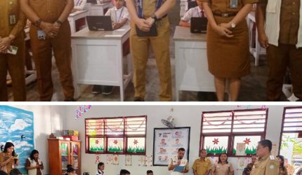 Pemerintah Kabupaten Kepulauan Sangihe resmi memulai pelaksanaan Tes Kemampuan Akademik (TKA) jenjang Sekolah Dasar (SD) tahun 2026, Senin (20/4/2026). Pembukaan dilakukan secara serentak di dua lokasi berbeda oleh Michael Thungari, SE.,MM dan Wakil Bupati Tendris Bulahari sebagai bentuk komitmen nyata dalam meningkatkan mutu pendidikan dasar di wilayah kepulauan.