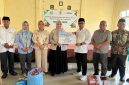 Bupati Boltara beserta jajaran Pemerintah Daerah menerima bantuan rehabilitasi sosial dari kemensos melalui sentra tumou tou manado di kecamatan Sangkub
