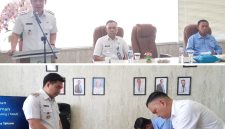 Bupati Kabupaten Kepulauan Sangihe, Michael Thungari Menyaksikan Penandatanganan MOU RSUD Liunkendage dengan Dekopinda Sangihe