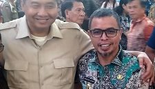 Menteri Perumahan dan Kawasan Permukiman (PKP) Maruarar Sirait bersama Bupati Bolaang Mongondow Utara Sirajudin Lasena 