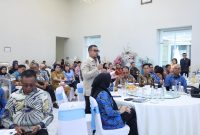 Bupati Boltara Dr. Sirajudin Lasena turut memberikan pandangan pada rakor KPK RI 