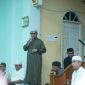 Bupati Boltara Sirajudin Lasena saat memberikan sambutan Pemerintah pada giat safari subuh keliling di desa Kuhanga kecamatan Bintauna