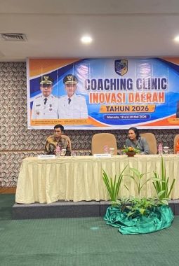 Wabup MAP Resmi Buka Coaching Clinic Inovasi Daerah Boltara di Manado