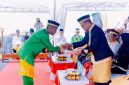 prosesi Adat Mopohabaru yang dilaksanakan oleh Aliansi Lembaga Adat Boltara di kediaman Bupati, Desa Boroko, dalam rangka jelang Idul Adha 1447 H 
