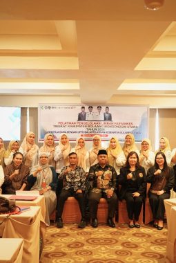 Pelatihan Limbah Fasyankes Dinkes Boltara Ditutup, 18 Peserta Lulus dan 3 Terbaik