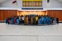 Panitia seleksi dari Kesbangpol Boltara, unsur TNI-Polri, Dinas Kesehatan dan seluruh peserta Paskibraka. 