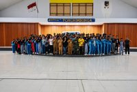 Panitia seleksi dari Kesbangpol Boltara, unsur TNI-Polri, Dinas Kesehatan dan seluruh peserta Paskibraka. 