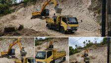 Aktivitas pengerukan galian C ilegal jenis pasir silika di Desa Inomunga, Kecamatan Kaidipang, diduga dilakukan untuk kepentingan produksi semen oleh PT Conch North Sulawesi Cement