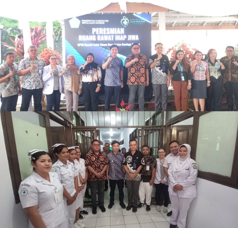 Bupati Kepulauan Sangihe
Michael Thungari bersama Wakil Bupati Sangihe Tendris Bulahari dan Dirut RSUD Liun Kendage Tahuna dr. Polideng Dalawir