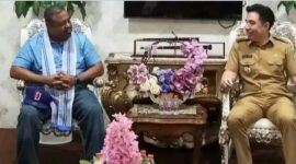 Bupati Kabupaten Kepulauan Sangihe Michael Thungari dan Mr Cesar