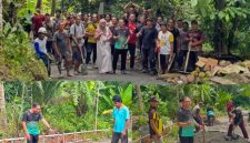 Anggota DPRD Kabupaten Kepulauan Sangihe Jais Salele Bersama dengan Pemerintah dan Masyarakat Kampung Talawid.