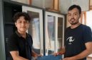 Ridwan Matantu Sebagai Calon Kapitalaung dengan Sekretaris Panitia Pemilihan Kapitalaung Kampung Petta Selatan, Hijay Timbowo