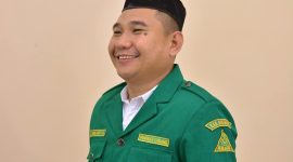 Ketua PC GP Ansor Boltara, Agung Aditya Saenong