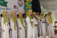 Kaisa Afwa Mokoginta membawakan puisi 